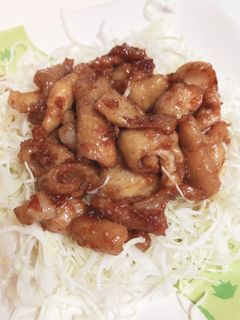 鶏皮のスタミナ焼き-レシピのメイン写真