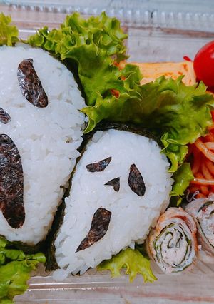 スクリーム おにぎり キャラ弁♪♪-レシピのメイン写真
