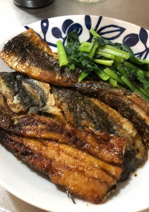 甘辛ふんわりアジの蒲焼き-レシピのメイン写真