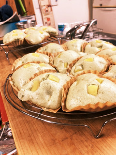 よもぎ入りさつまいも蒸しパン-レシピのメイン写真