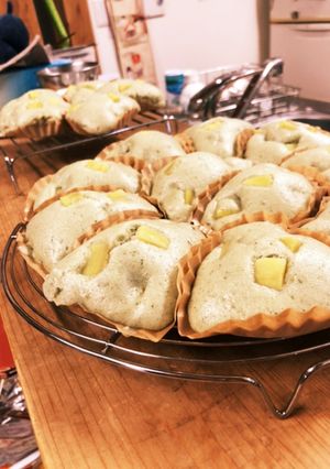 よもぎ入りさつまいも蒸しパン-レシピのメイン写真