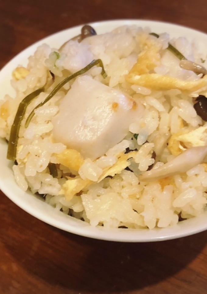 里芋としめじの炊き込みご飯-レシピのメイン写真