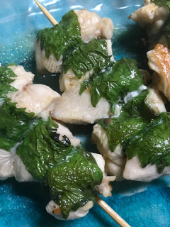 梅肉和え大葉とり串-レシピのメイン写真
