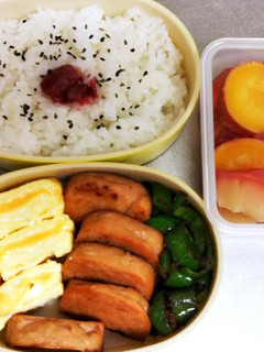 中学生弁当-レシピのメイン写真
