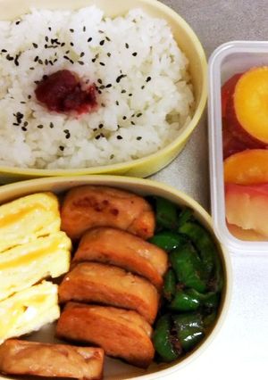 中学生弁当-レシピのメイン写真