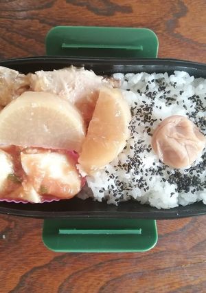 旦那弁当34『鶏と大根の荷物弁当』-レシピのメイン写真