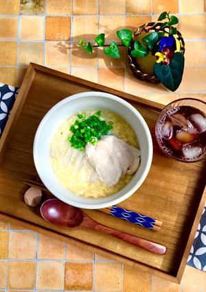 鶏がらスープで☆簡単な親子フォー☆-レシピのメイン写真