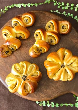 可愛い成形のスイートポテトパン-レシピのメイン写真