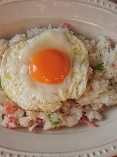 目玉焼きバターライス-レシピのメイン写真
