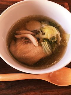 白ダシだけ。鶏と長芋と白菜のスープ-レシピのメイン写真