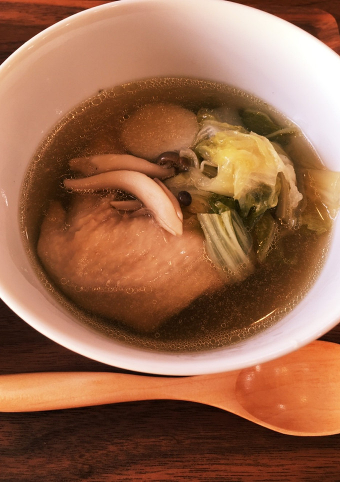 白ダシだけ。鶏と長芋と白菜のスープ-レシピのメイン写真