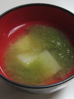 じゃが芋といぎすの味噌汁-レシピのメイン写真