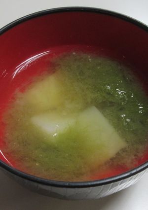 じゃが芋といぎすの味噌汁-レシピのメイン写真