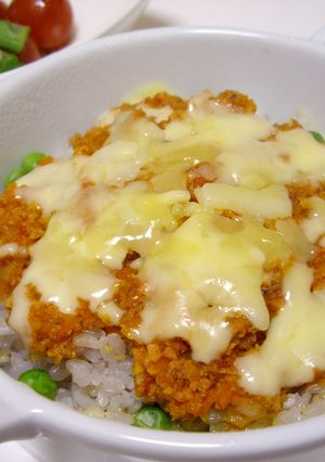 ミートソース丼♪-レシピのメイン写真