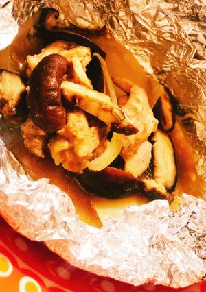 バターの香り♡鶏のホイル焼き-レシピのメイン写真