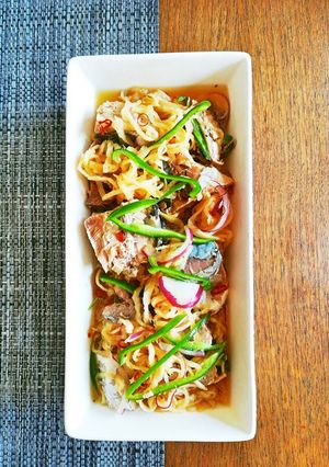 クミン香る切り干しパリバリ鯖缶マリネ-レシピのメイン写真