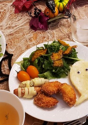 おばけのポテトサラダ-レシピのメイン写真