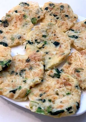 離乳食　そうめんのお好み焼き　手づかみ-レシピのメイン写真