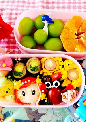 アリエル ディズニー 弁当 キャラ弁-レシピのメイン写真