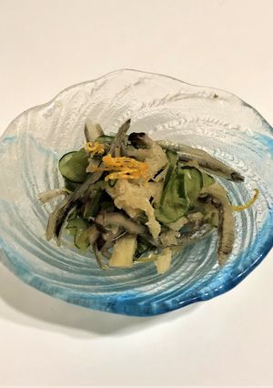 瀬戸内の銀鱗煮干しと胡瓜の麦味噌和え-レシピのメイン写真