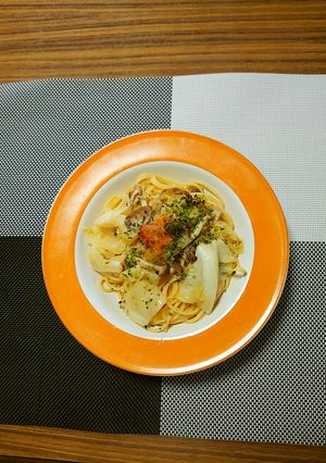ヨウサマの減塩キャベツ&あさりバスタ-レシピのメイン写真