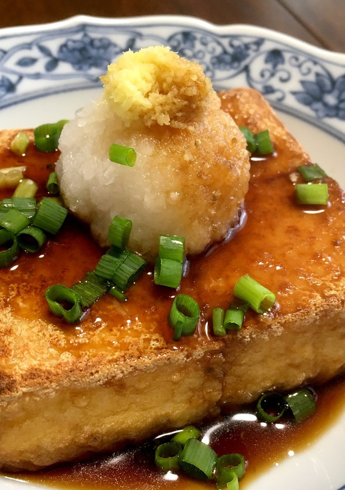 ☆焼き厚揚げのおろしのせ-レシピのメイン写真
