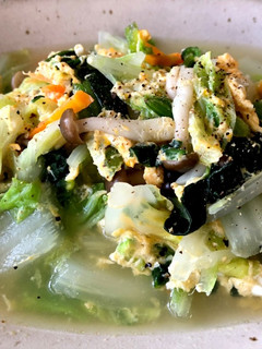 卵と野菜のスープご飯-レシピのメイン写真