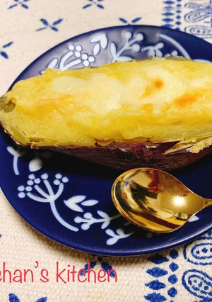 チーズ乗せ まるごとスイートポテト-レシピのメイン写真