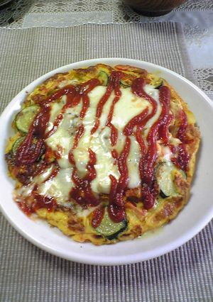 チーズとズッキーニのスペインオムレツ風-レシピのメイン写真
