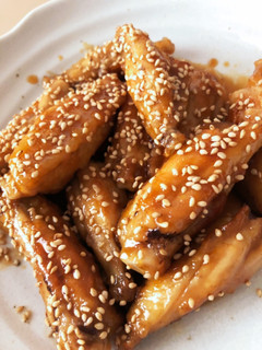 手羽中の甘酢照り焼き-レシピのメイン写真