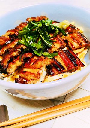 大葉香る♪焼き穴子丼＆たれの作り方-レシピのメイン写真