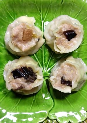 生きくらげ、新生姜入り焼売　（酒粕入り）-レシピのメイン写真