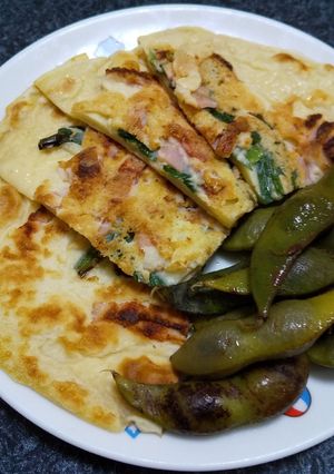 たこ焼き粉チヂミ-レシピのメイン写真