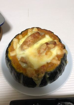ハロウィンかぼちゃグラタン-レシピのメイン写真