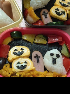ハロウィン簡単キャラ弁-レシピのメイン写真