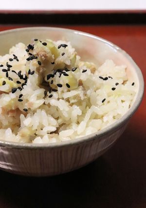 夕おもてなし♪絶品♪蒸し栗de栗ご飯-レシピのメイン写真