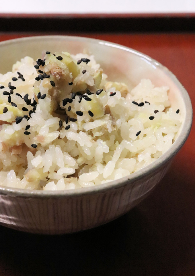 夕おもてなし♪絶品♪蒸し栗de栗ご飯-レシピのメイン写真