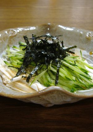 山芋ときゅうりのわさび醤油和え-レシピのメイン写真