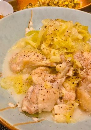 圧力鍋で！とろとろ手羽元の和風クリーム煮-レシピのメイン写真