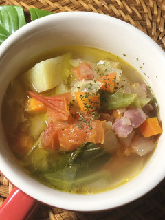 野菜たっぷりミネストローネ-レシピのメイン写真