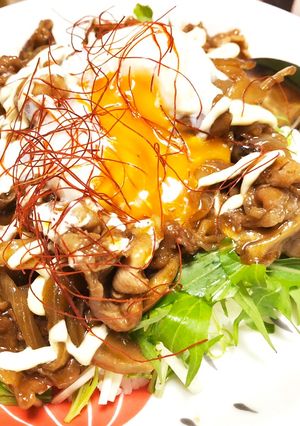 卵がとろ〜り豚マヨ丼-レシピのメイン写真