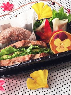 だし巻き卵サンド 秋弁当 1101-レシピのメイン写真