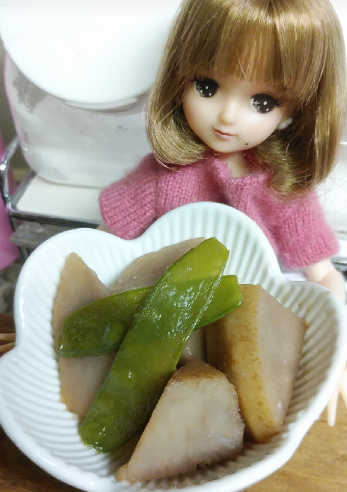 リカちゃん♡里芋と絹さやの煮物ꕤ*.ﾟ-レシピのメイン写真