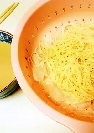 豆乳めんつゆ　素麺-レシピのメイン写真