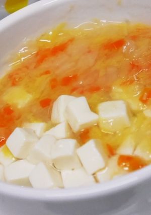 離乳食後期♡豆腐の和風野菜あんかけ-レシピのメイン写真