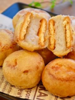 里芋クラッカー挟み揚げ-レシピのメイン写真