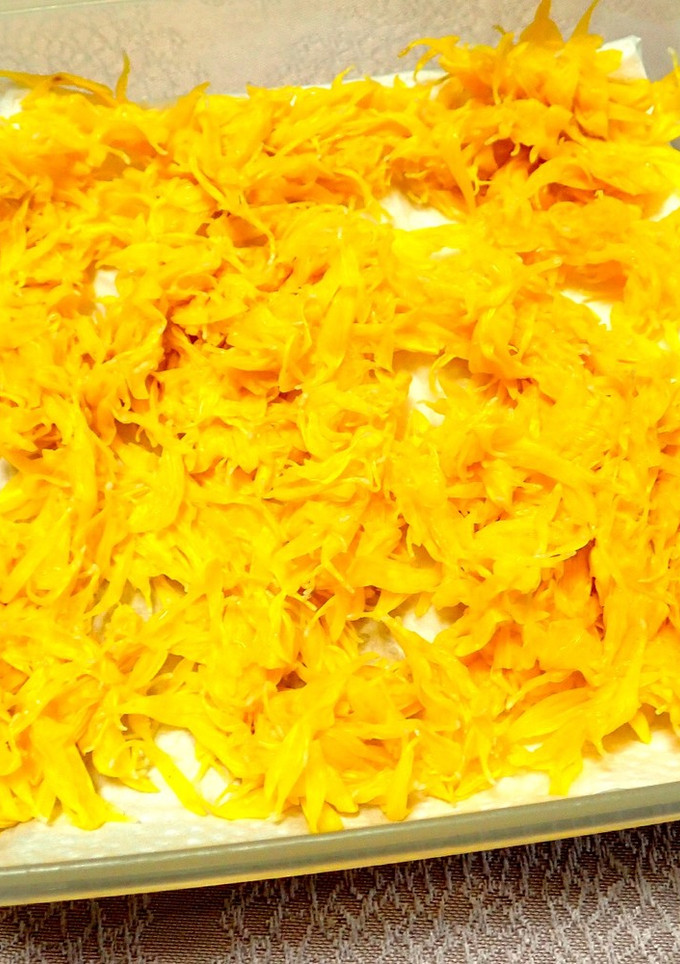 食用菊の下ごしらえ-レシピのメイン写真