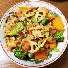 豚肉とレンコンの味噌炒め-レシピのメイン写真