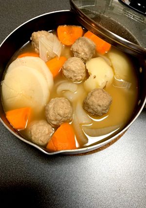 肉だんごと野菜ゴロゴロポトフ-レシピのメイン写真