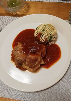 チキンガーリックステーキ大人さまランチ風-レシピのメイン写真